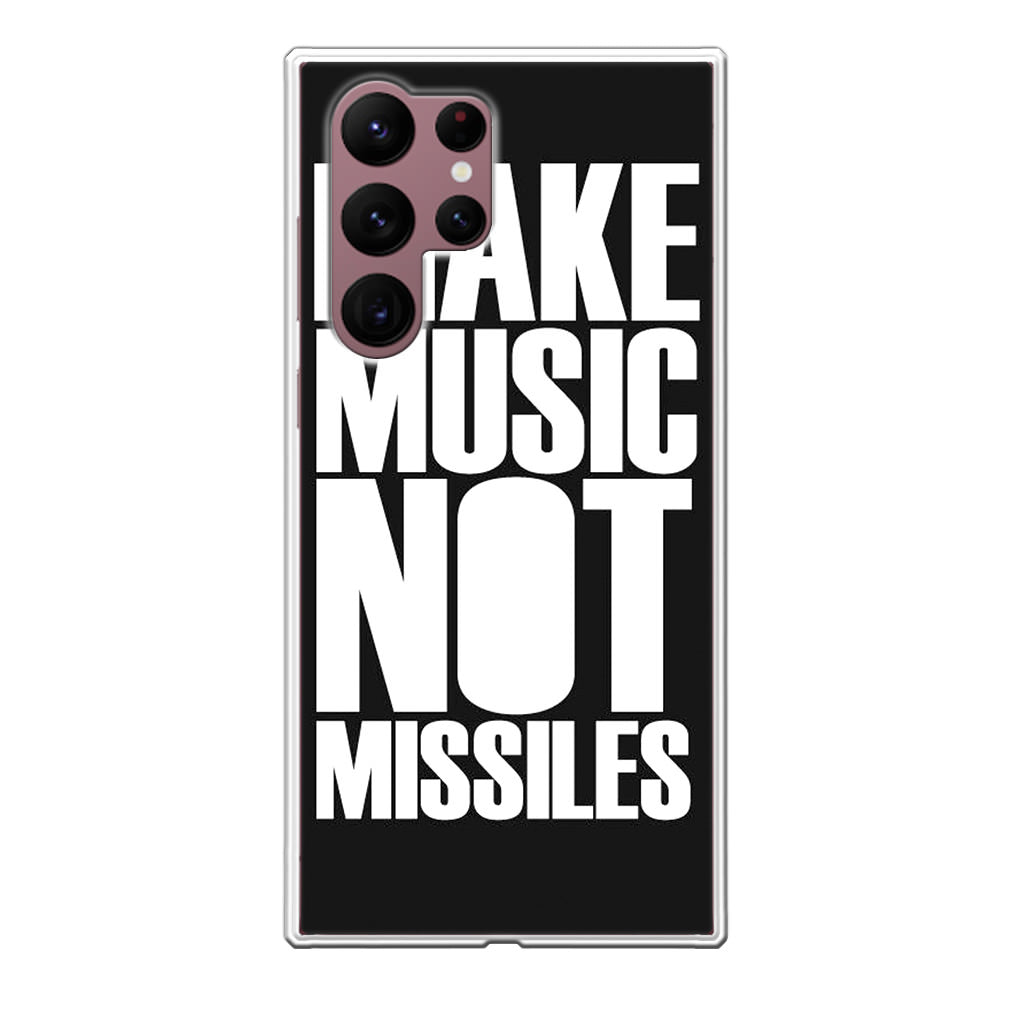 Make Music Not Missiles Galaxy S22 Ultra 5G Case