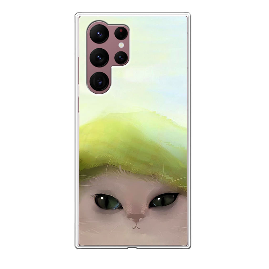 Noble Lazy Smart Kitten Galaxy S22 Ultra 5G Case