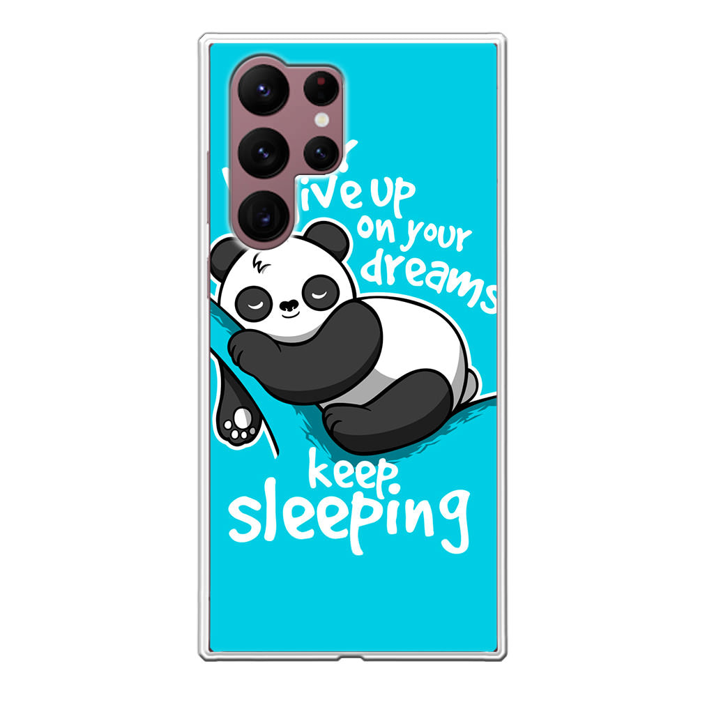 Panda Keep Sleeping Galaxy S22 Ultra 5G Case