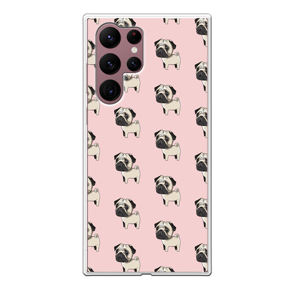 Pugs Pattern Galaxy S22 Ultra 5G Case