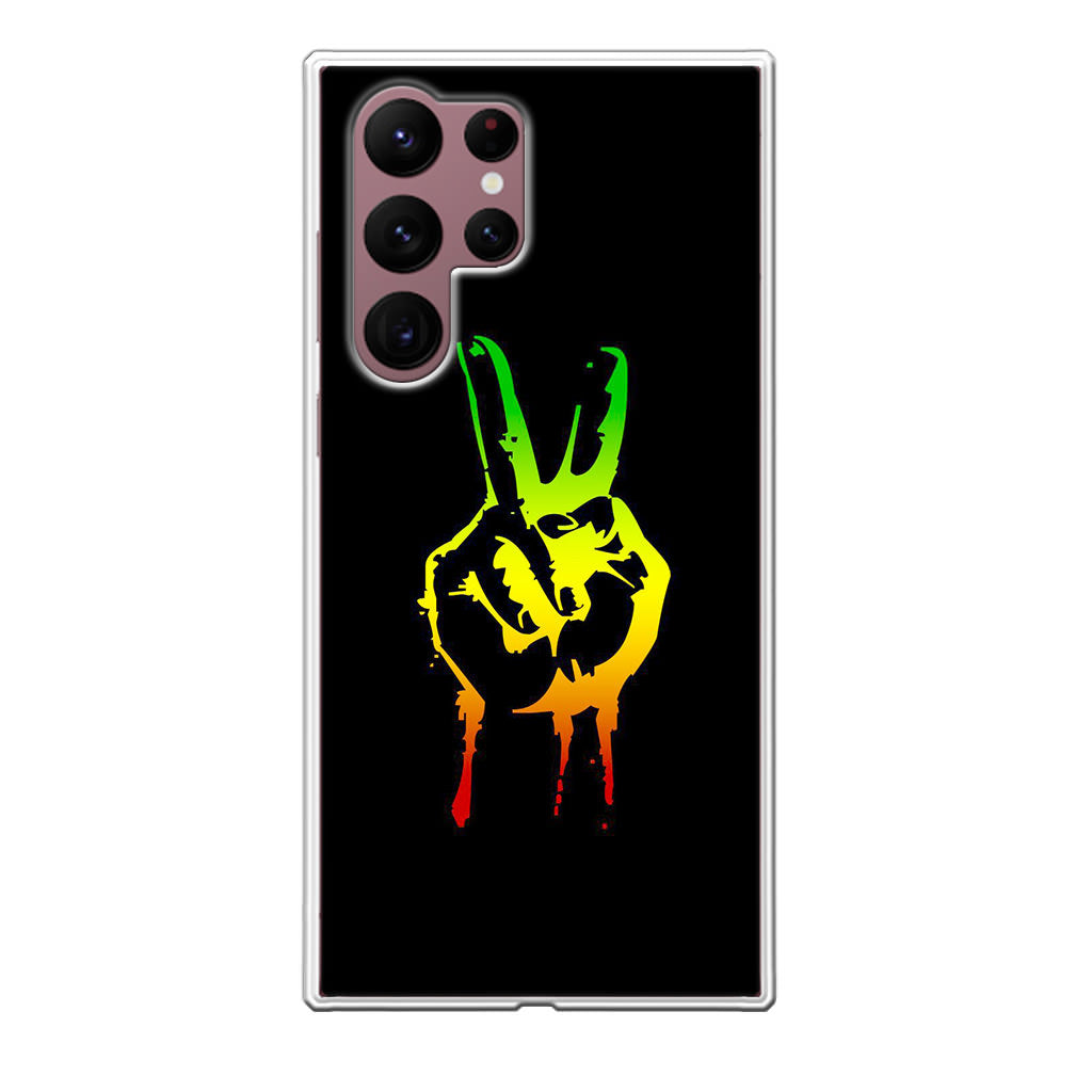 Reggae Peace Galaxy S22 Ultra 5G Case