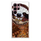 Sloth Ethnic Pattern Galaxy S22 Ultra 5G Case