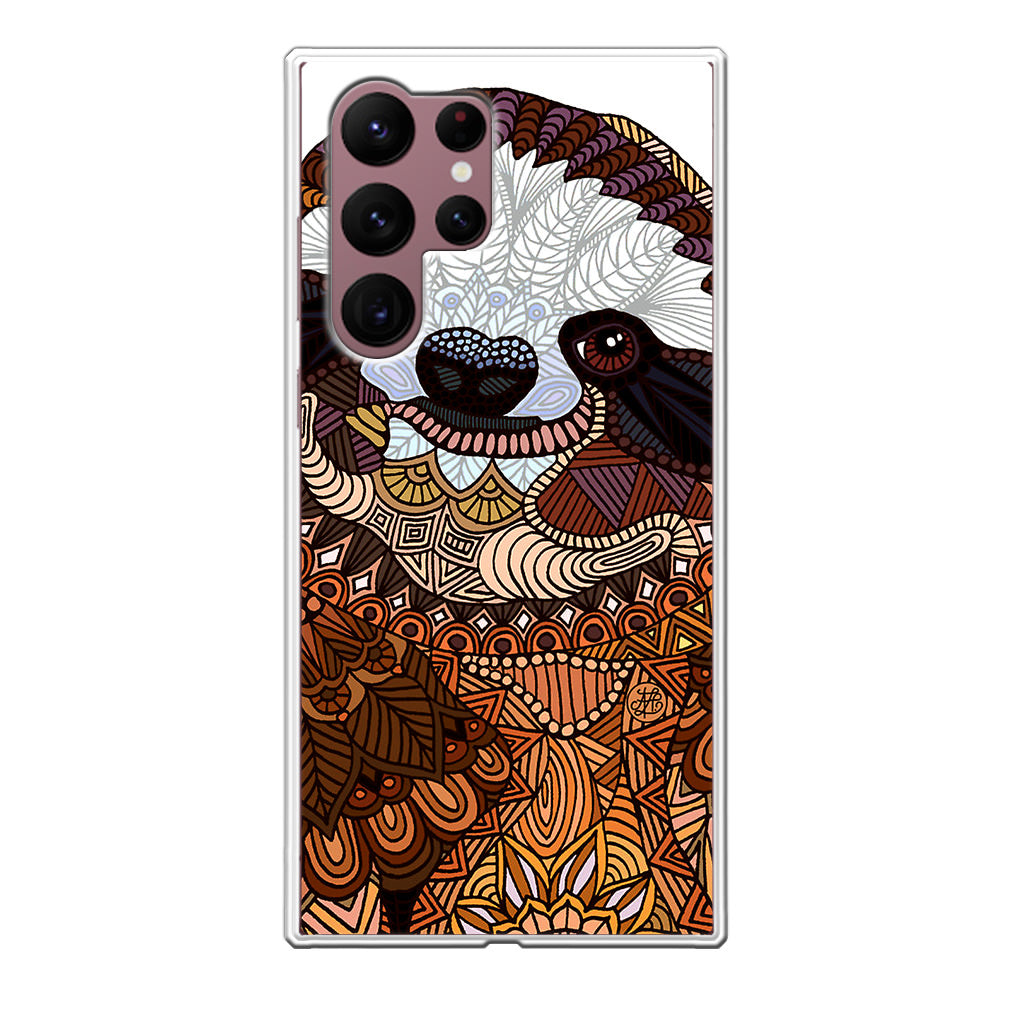 Sloth Ethnic Pattern Galaxy S22 Ultra 5G Case