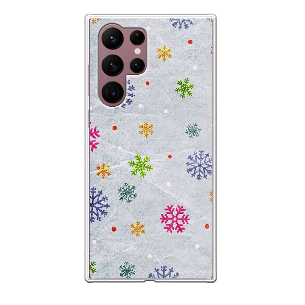 Snowflake Galaxy S22 Ultra 5G Case