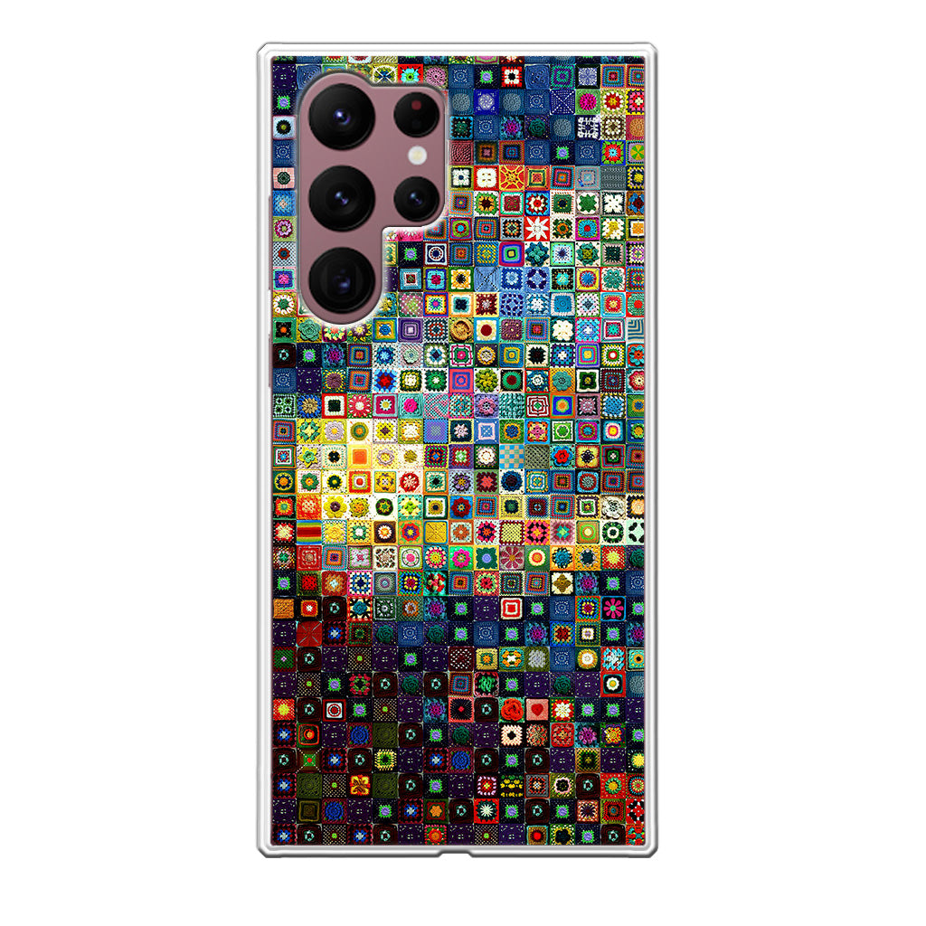 Starry Night Tiles Galaxy S22 Ultra 5G Case