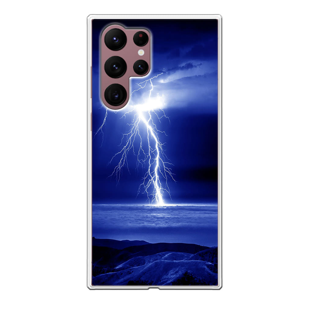 Thunder Over The Sea Galaxy S22 Ultra 5G Case