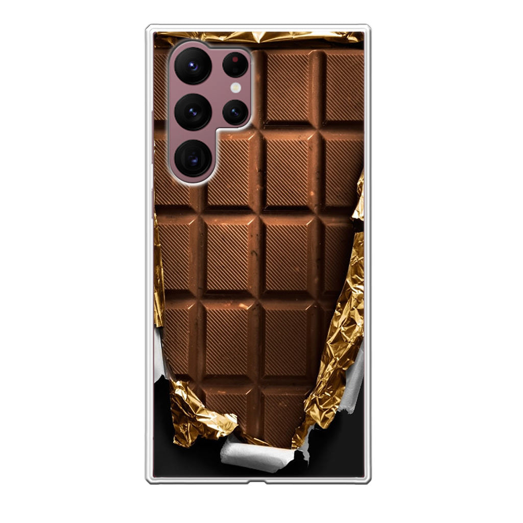 Unwrapped Chocolate Bar Galaxy S22 Ultra 5G Case