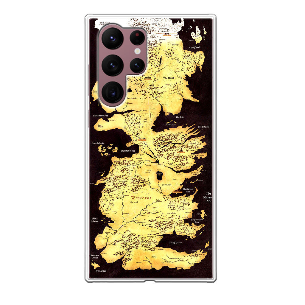 Westeros Map Galaxy S22 Ultra 5G Case