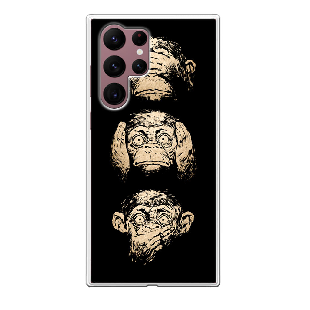 3 Wise Monkey Galaxy S22 Ultra 5G Case