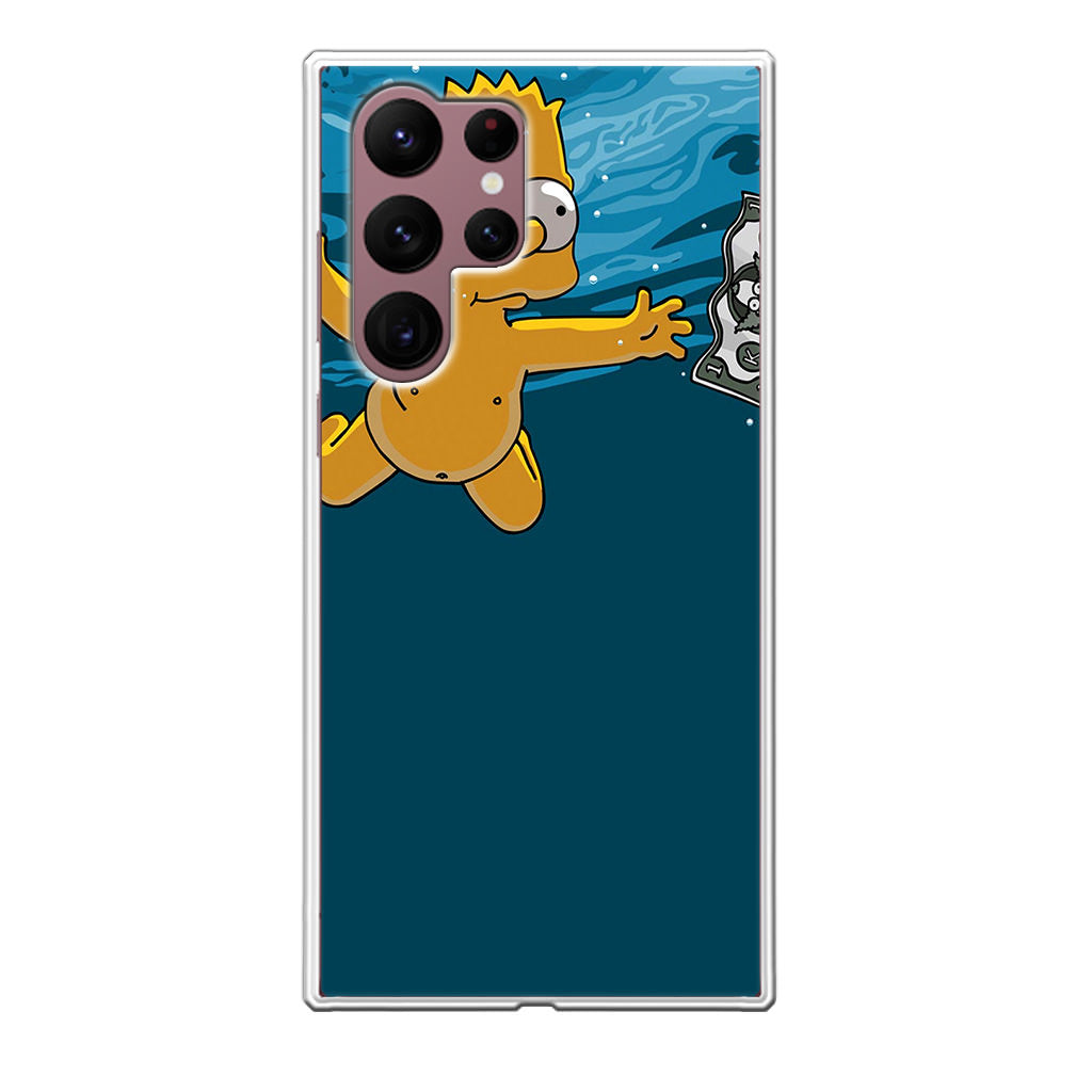 Bart Swimming For Money Galaxy S22 Ultra 5G Case