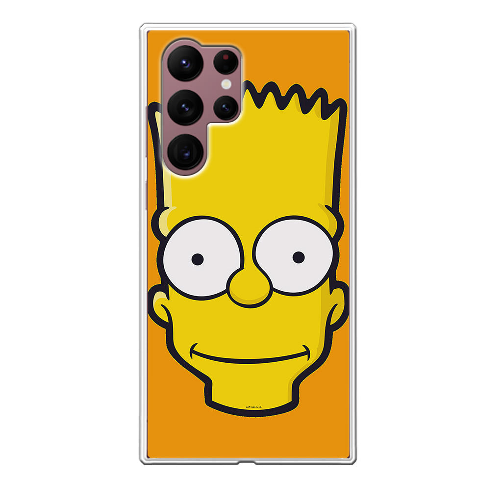 Bart Yellow Face Galaxy S22 Ultra 5G Case