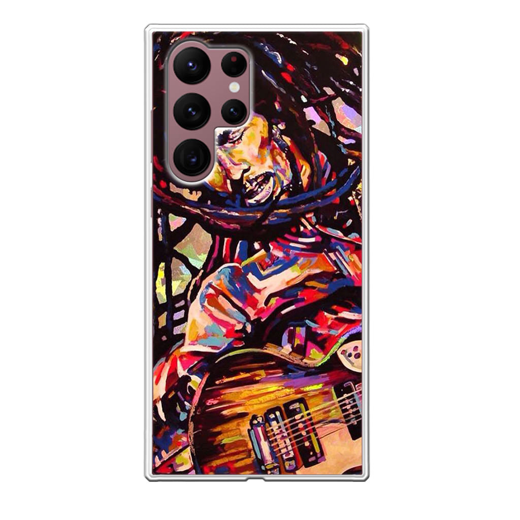 Bob Marley Art Galaxy S22 Ultra 5G Case