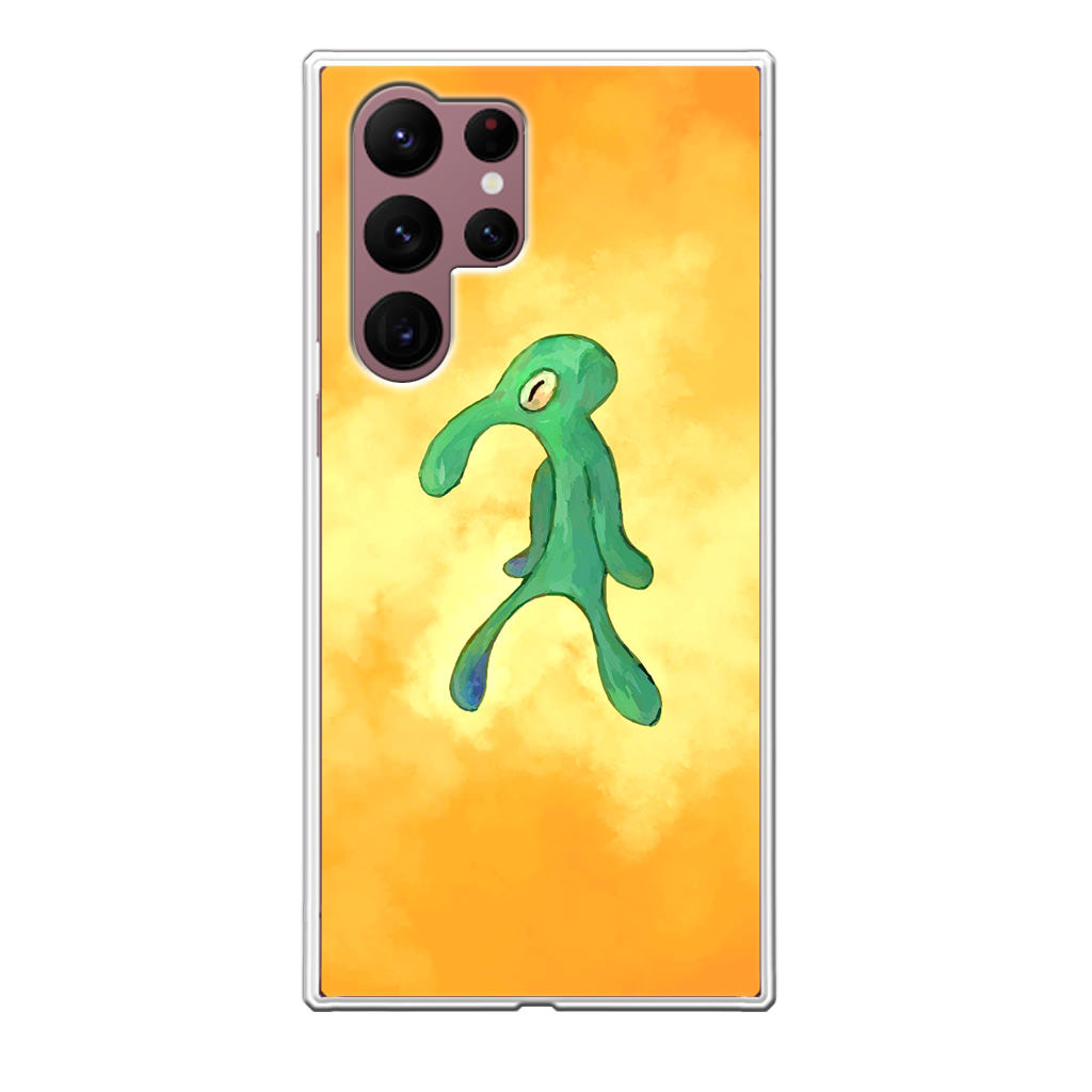 Bold and Brash Squidward Painting Galaxy S22 Ultra 5G Case