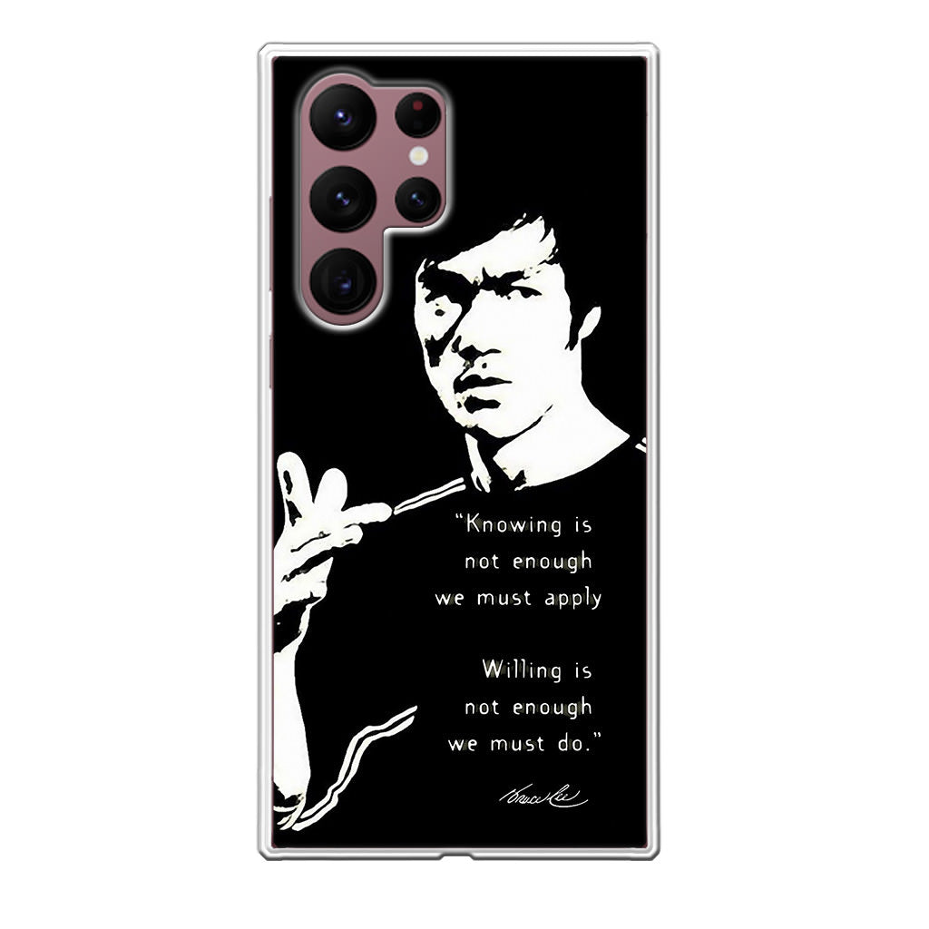 Bruce Lee Quotes Galaxy S22 Ultra 5G Case