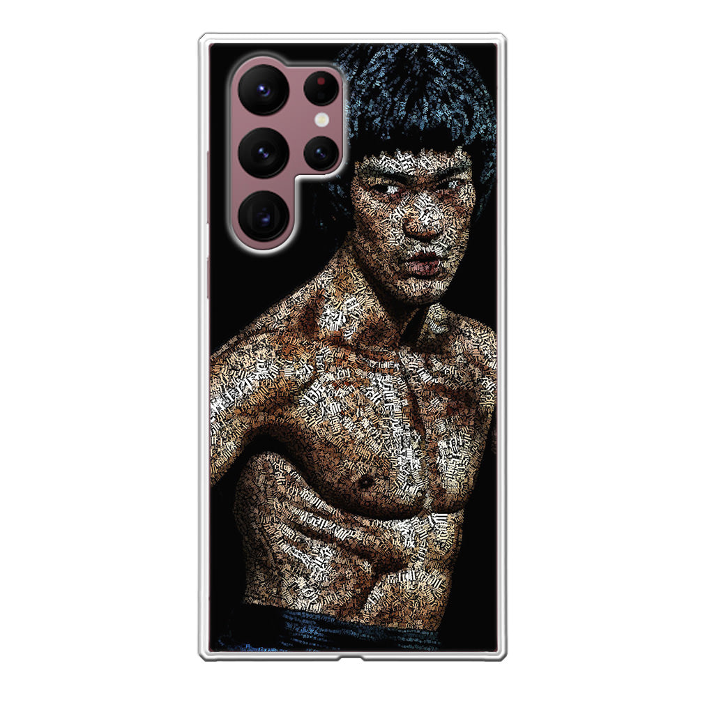 Bruce Lee Typograph Galaxy S22 Ultra 5G Case