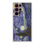 Dr Who Tardis In Van Gogh Starry Night Galaxy S22 Ultra 5G Case