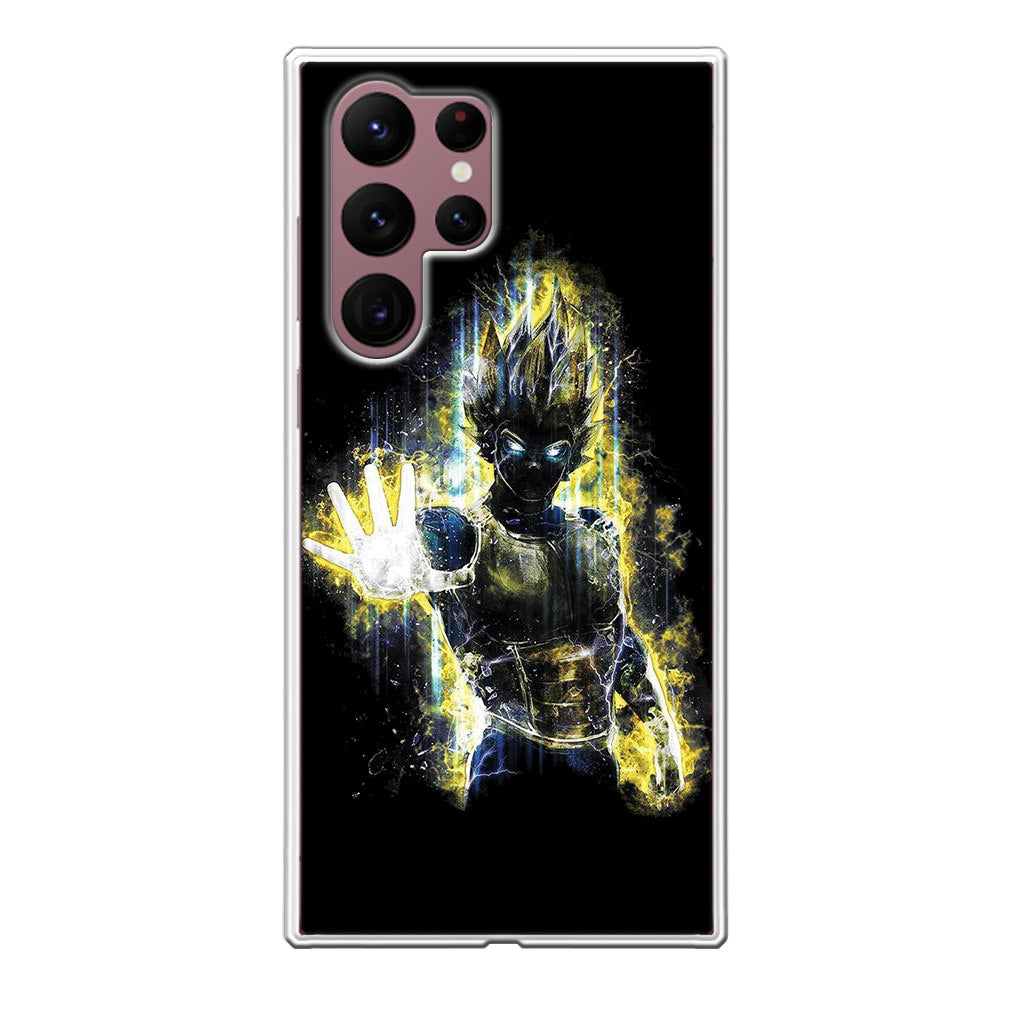 Dragon Ball Z Vegeta Bad Saiyan Prince Galaxy S22 Ultra 5G Case