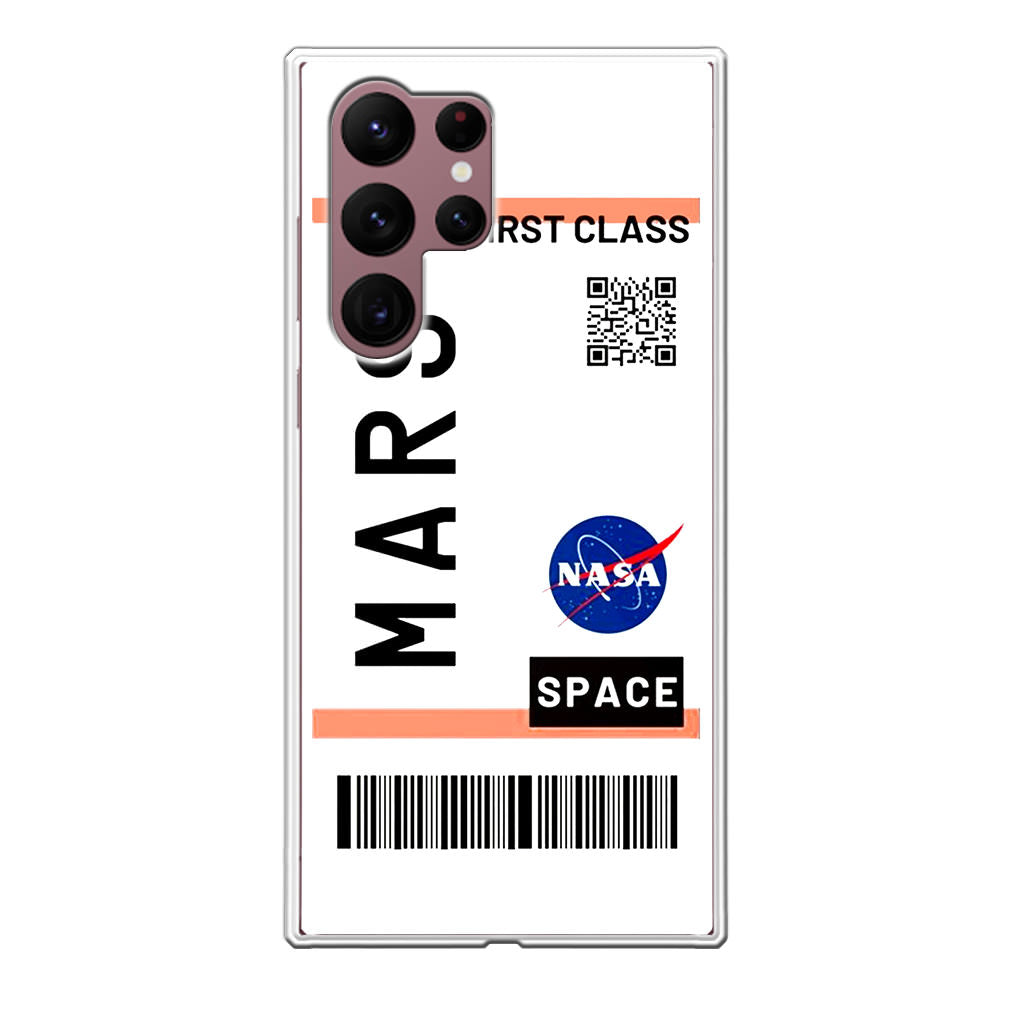 First Class Ticket To Mars Galaxy S22 Ultra 5G Case