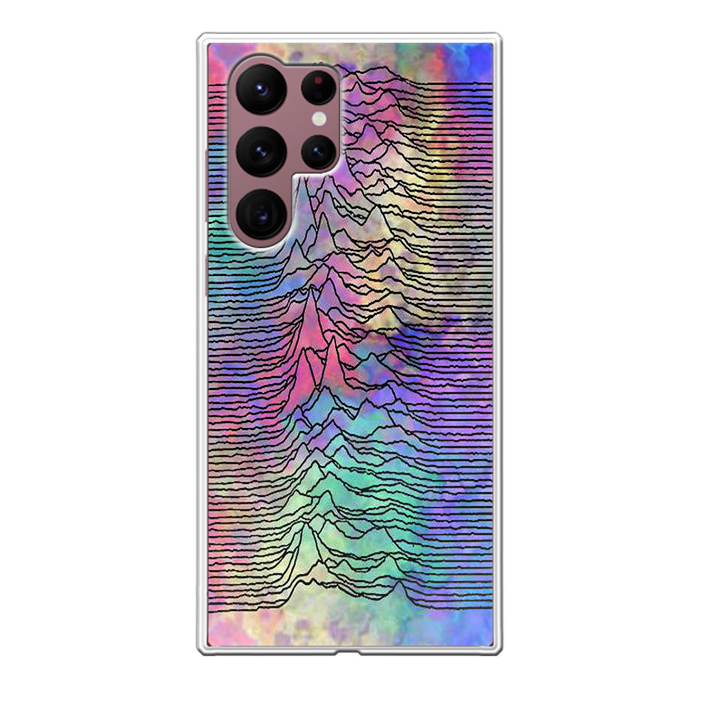 Joy Division Unknown Pleasures Colorful Galaxy S22 Ultra 5G Case