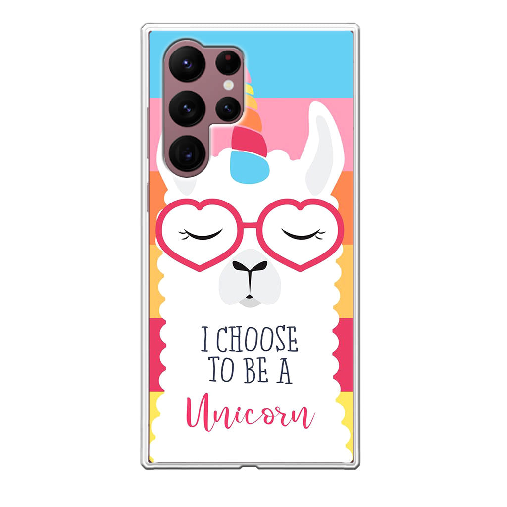 Llama Unicorn Galaxy S22 Ultra 5G Case