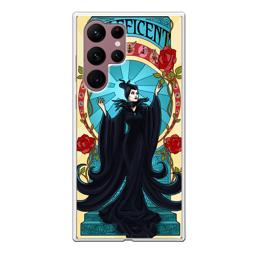 Maleficent With Flower Galaxy S22 Ultra 5G Case