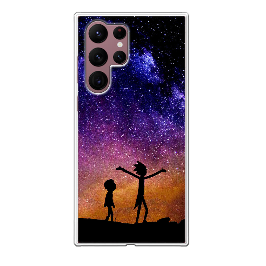 Morty Space Nebula Galaxy S22 Ultra 5G Case