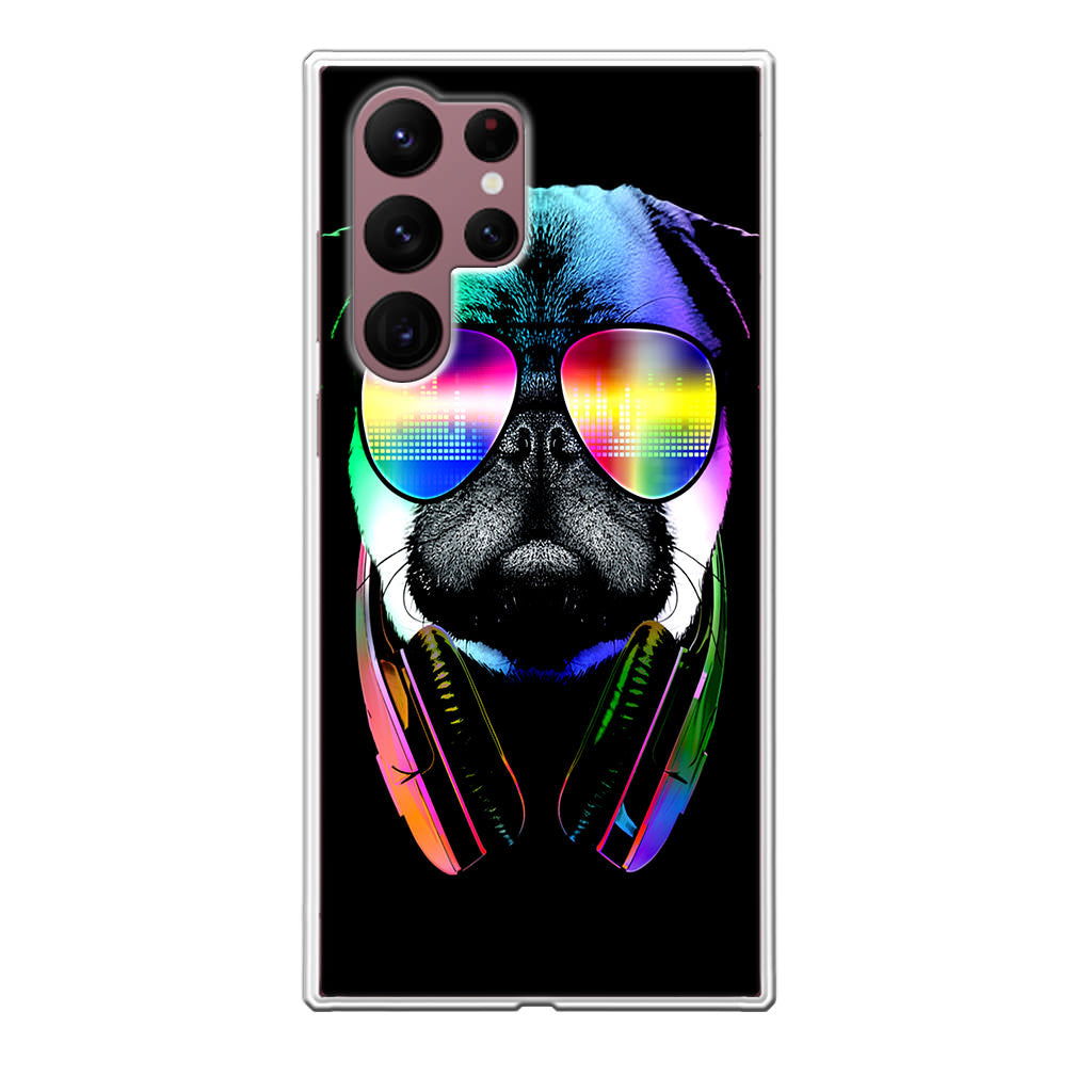 Music Lover Pug V Galaxy S22 Ultra 5G Case