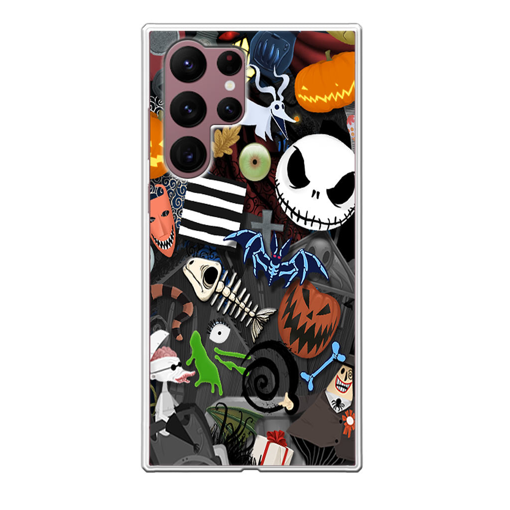 Nightmare Before Chrismast Collage Galaxy S22 Ultra 5G Case