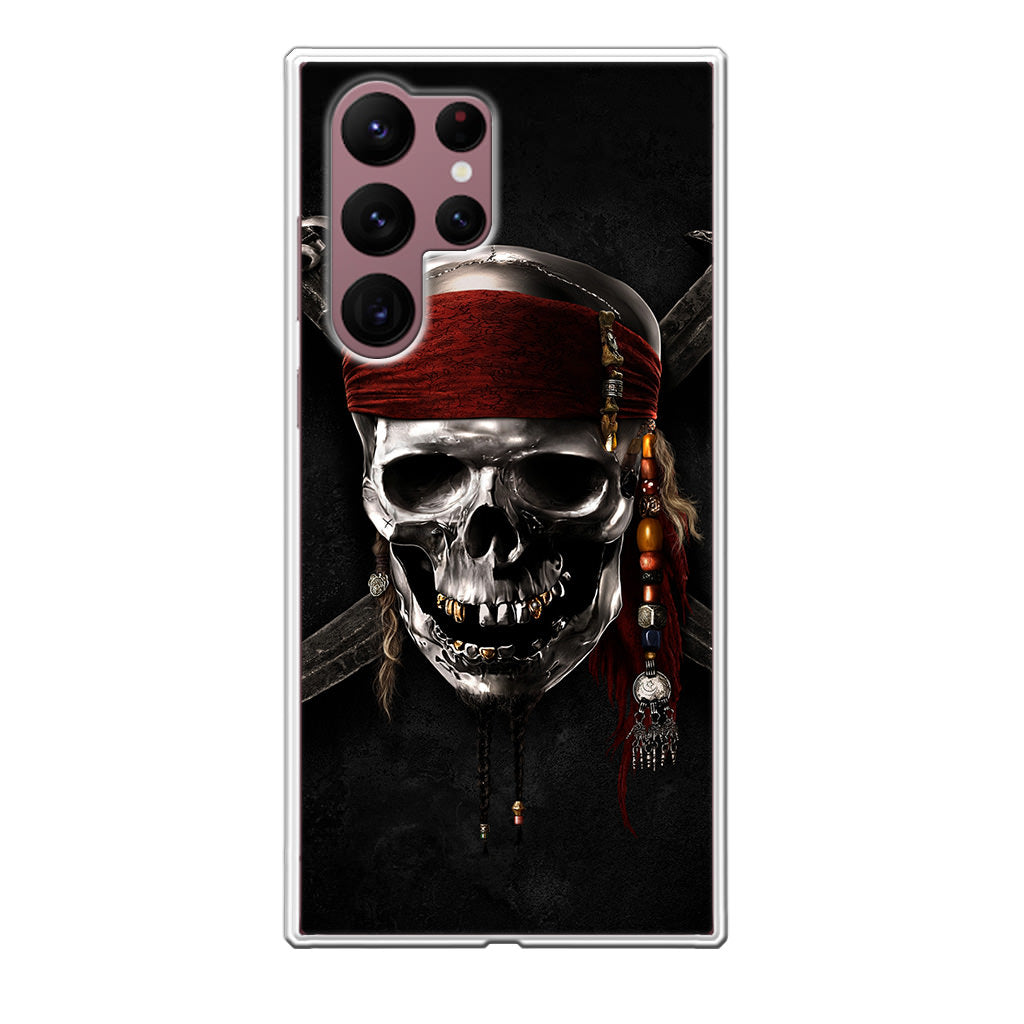 Pirates Of Carribean Skull Galaxy S22 Ultra 5G Case