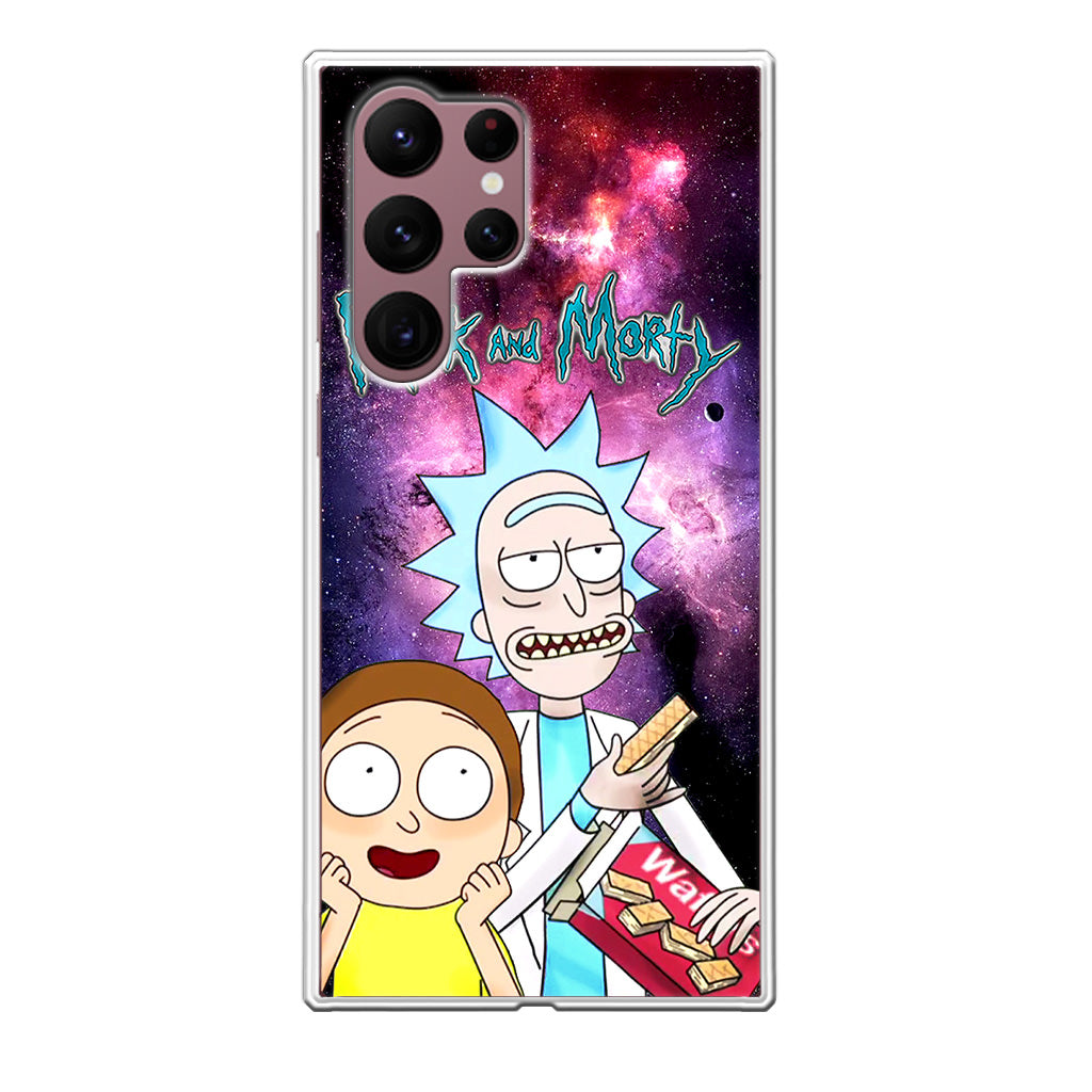 Rick And Morty Nebula Space Galaxy S22 Ultra 5G Case