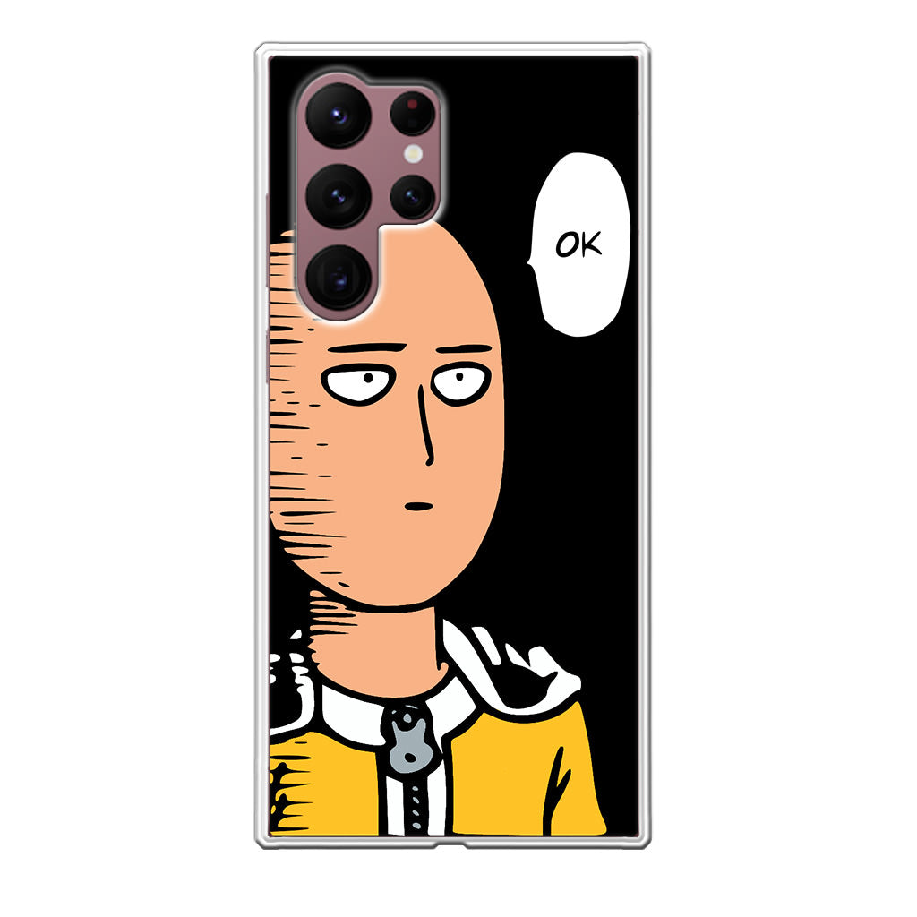 Saitama Poker Face Galaxy S22 Ultra 5G Case