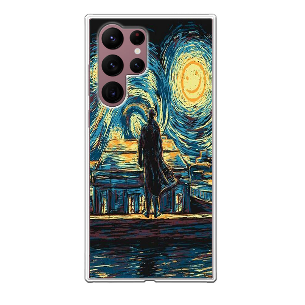 Sherlock Starry Night Galaxy S22 Ultra 5G Case