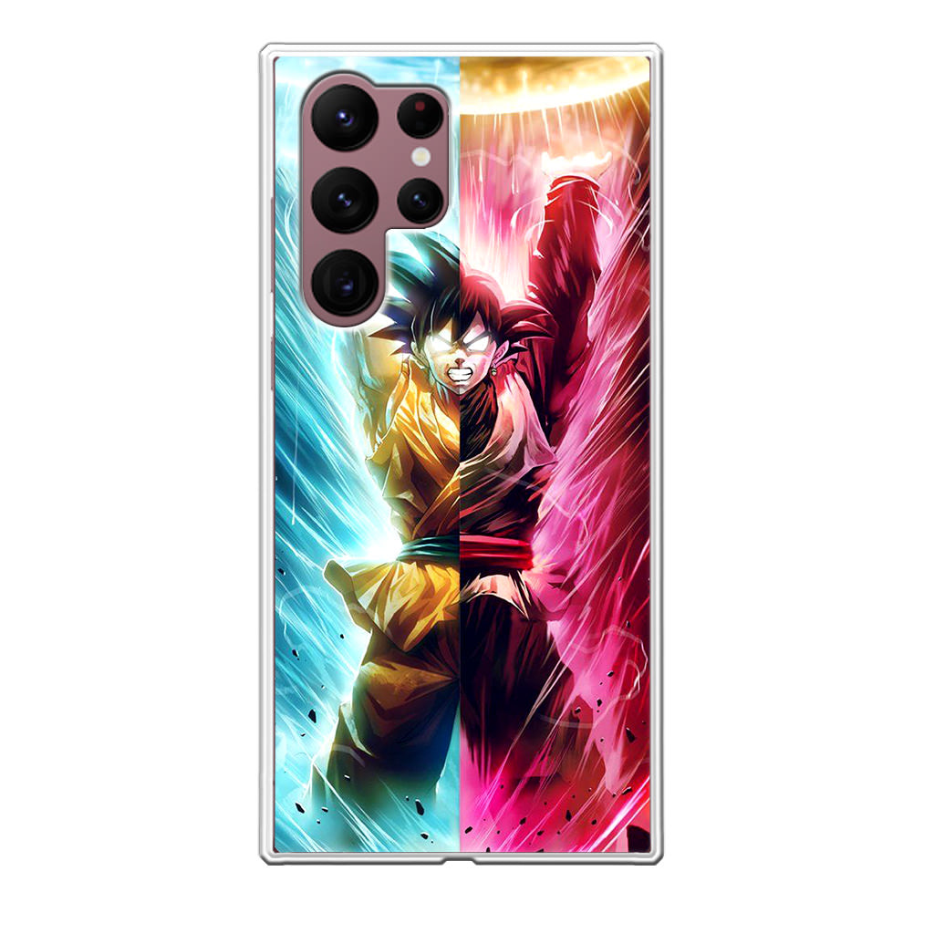 Spirit Bomb Split Goku Dragon Ball Galaxy S22 Ultra 5G Case