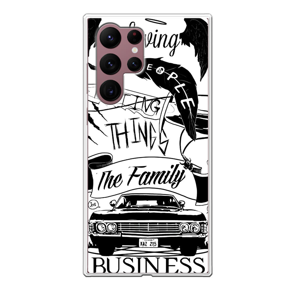 Supernatural Family Business Saving People Galaxy S22 Ultra 5G Case