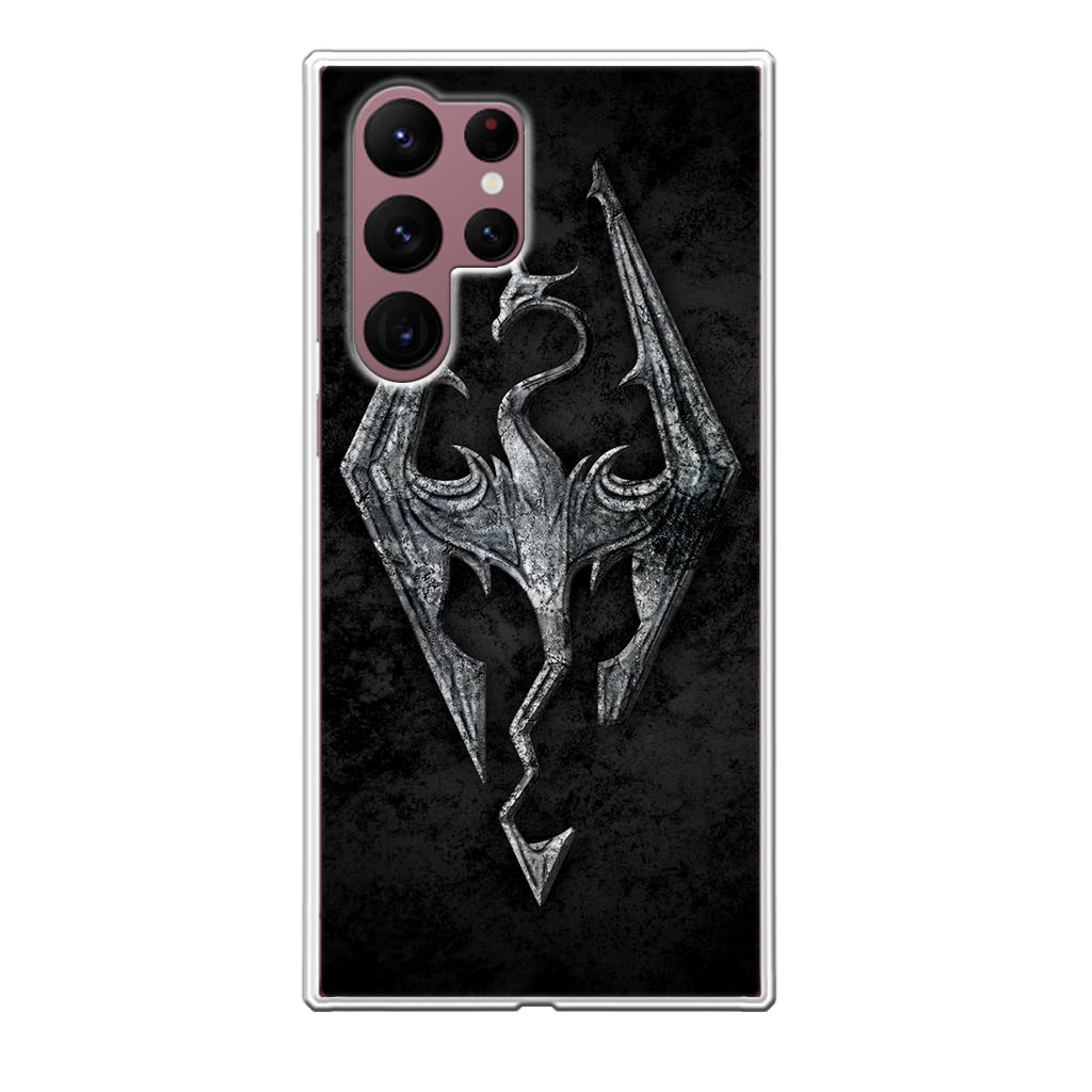 The Elder Scrolls V Skyrim Logo Galaxy S22 Ultra 5G Case