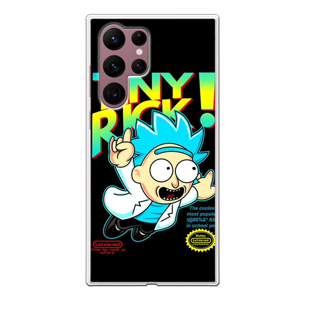 Tiny Rick Let Me Out Galaxy S22 Ultra 5G Case