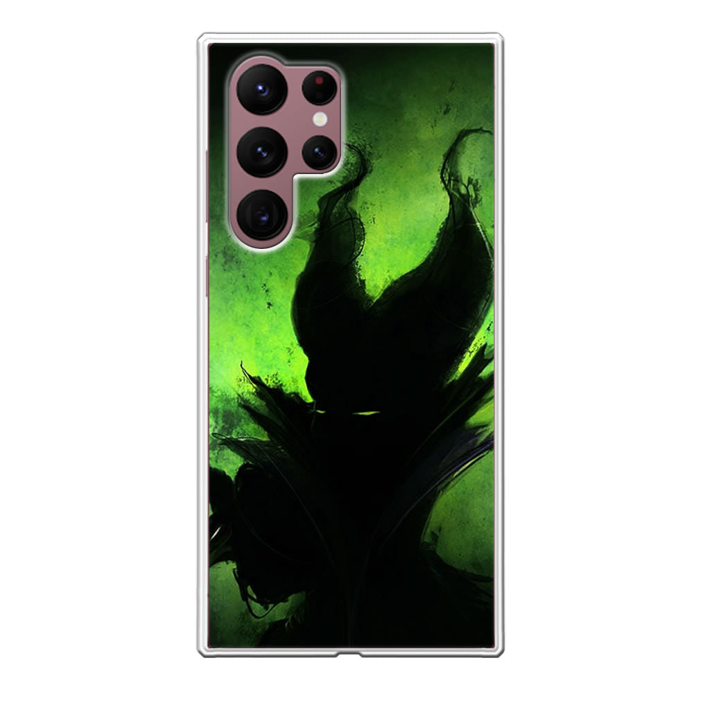 Villains Maleficent Silhouette Galaxy S22 Ultra 5G Case