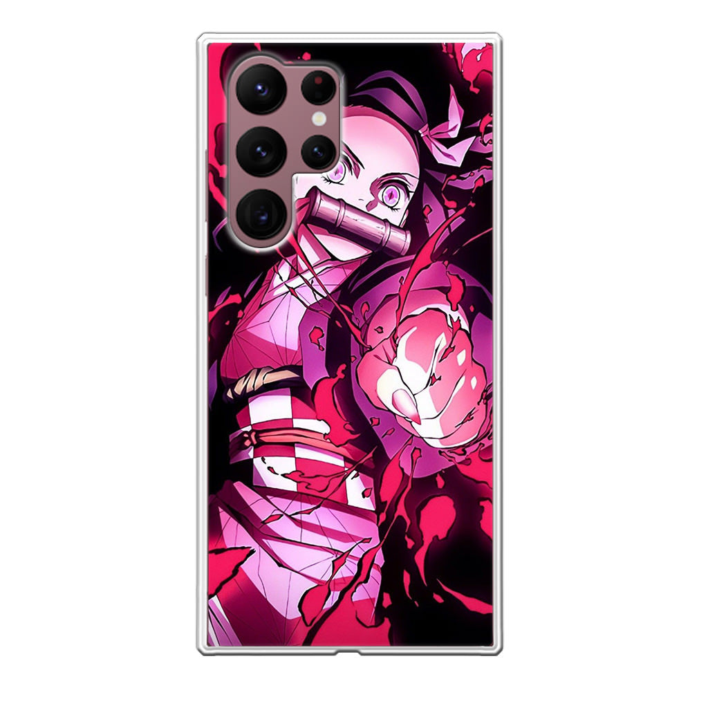 Nezuk0 Blood Demon Art Galaxy S22 Ultra 5G Case