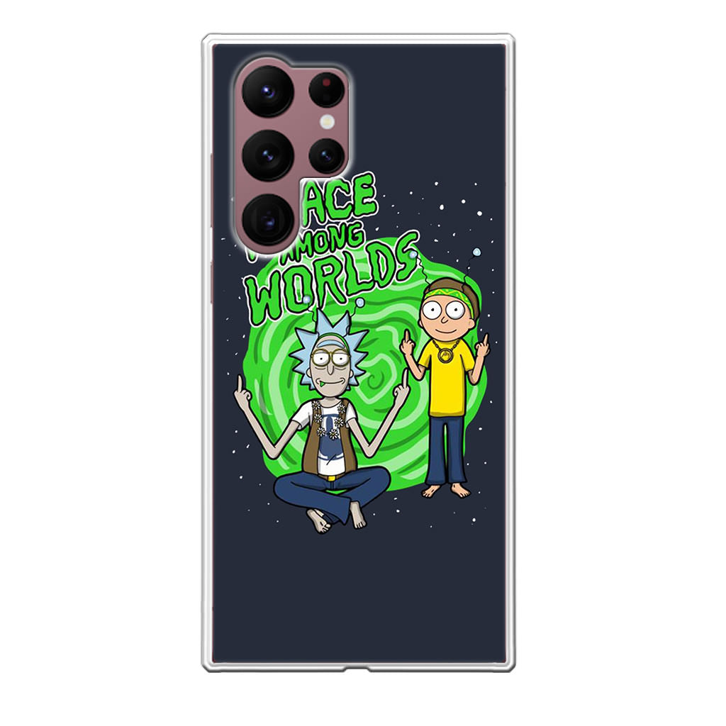 Rick And Morty Peace Among Worlds Galaxy S22 Ultra 5G Case