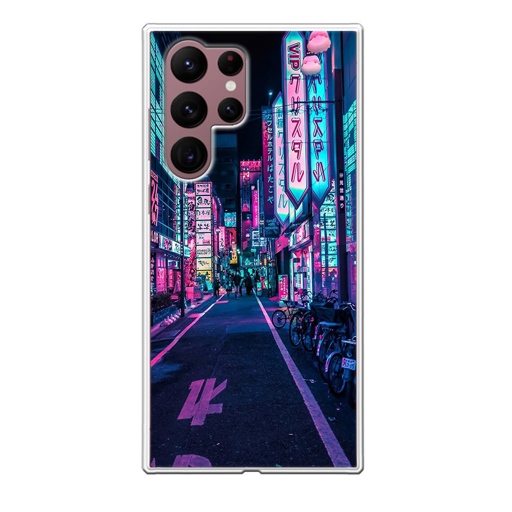 Tokyo Street Wonderful Neon Galaxy S22 Ultra 5G Case