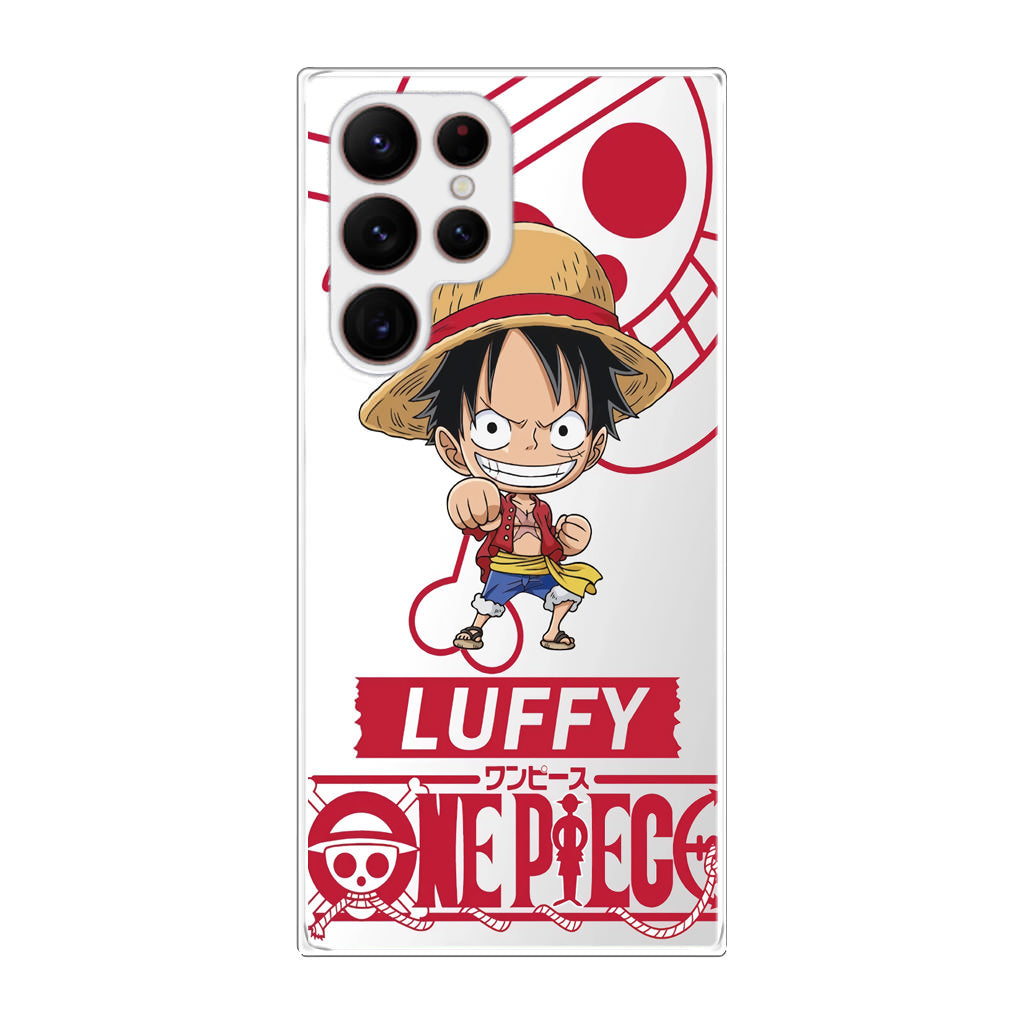 Chibi Luffy Galaxy S22 Ultra 5G Case