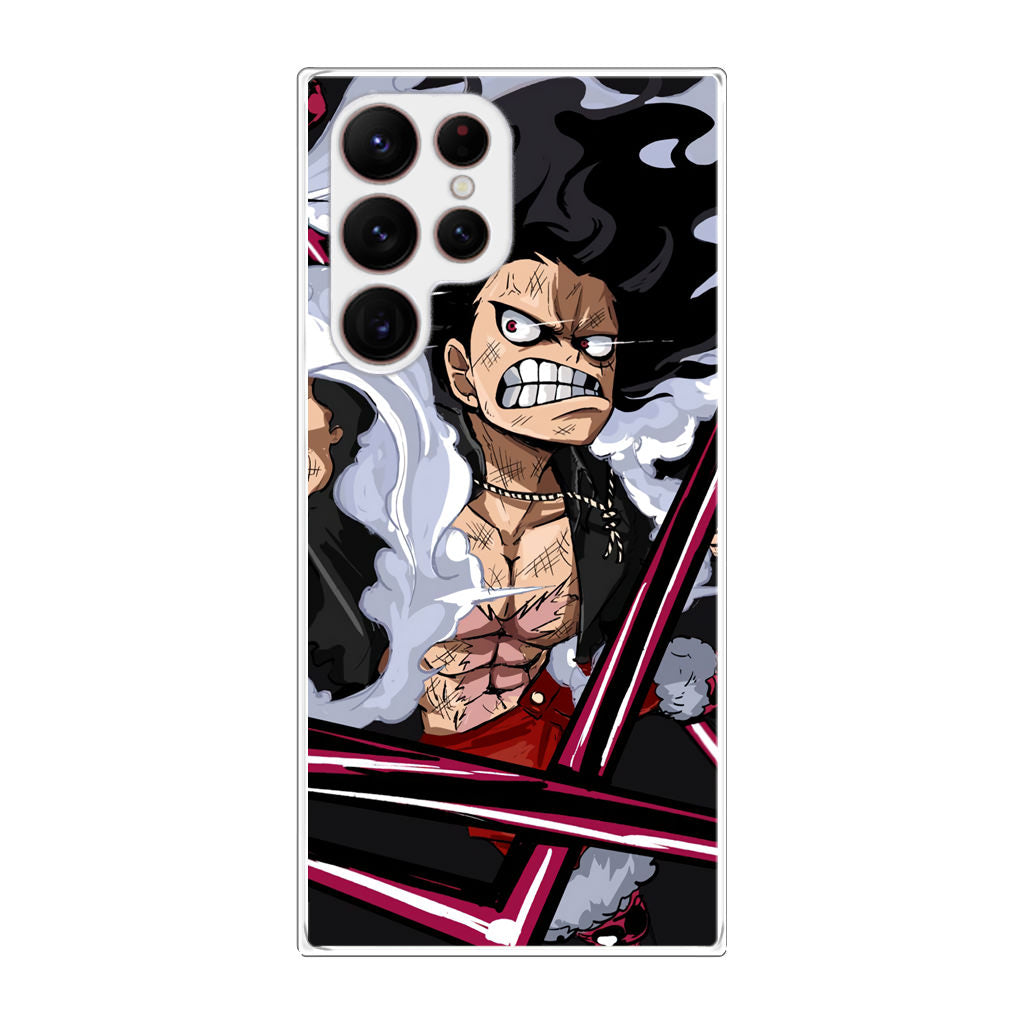 Luffy Snake Man Culverin Art Galaxy S22 Ultra 5G Case