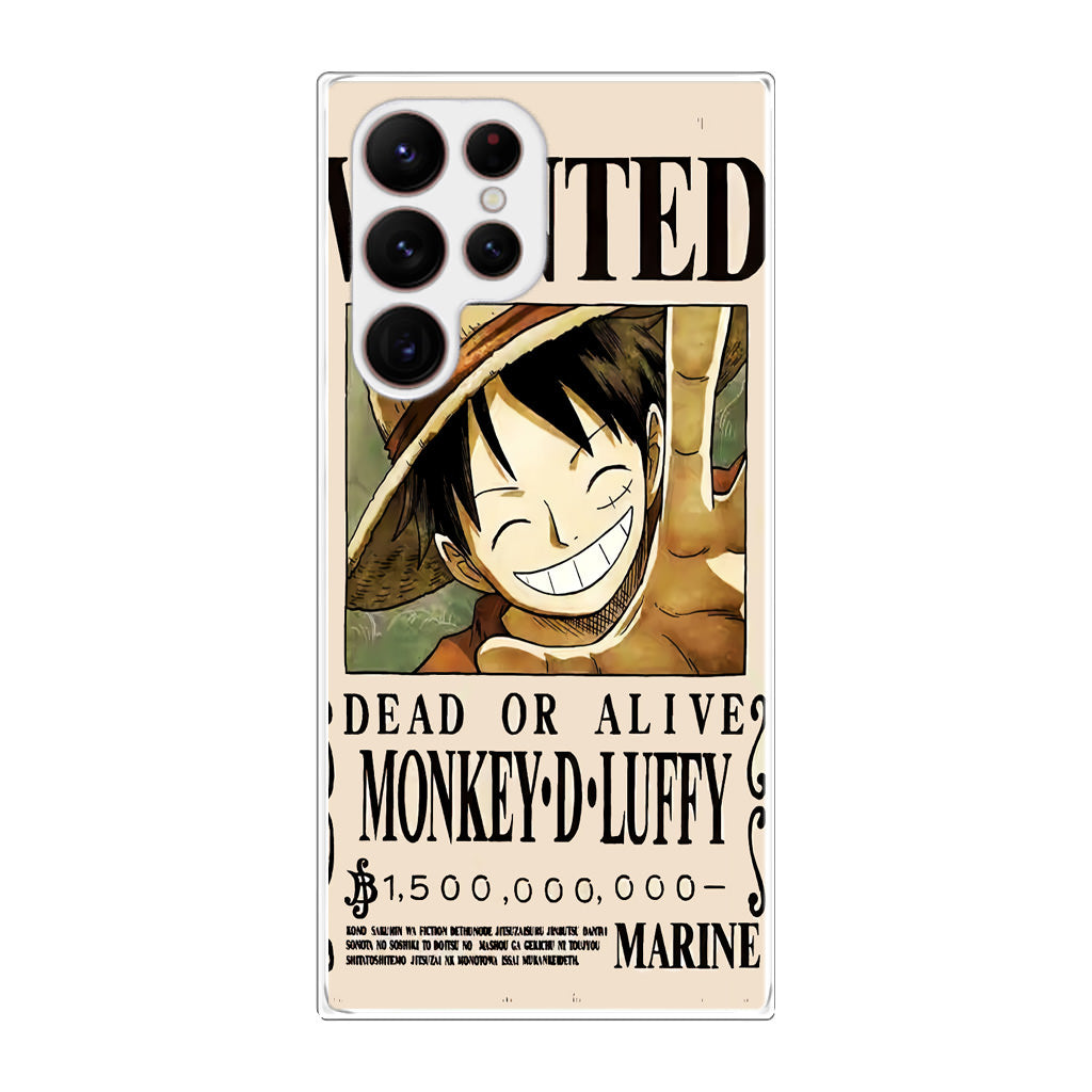 Monkey D Luffy Bounty Galaxy S22 Ultra 5G Case