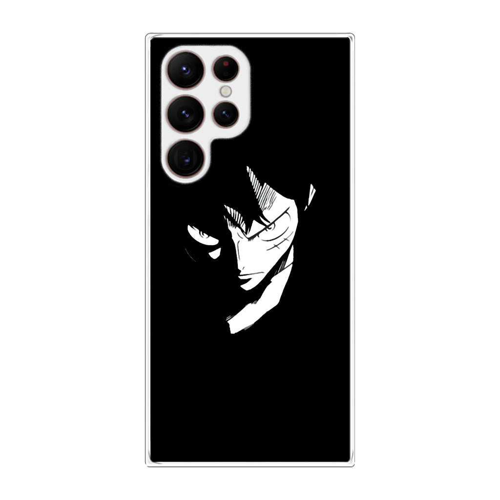 Monkey D Luffy Silhouette Galaxy S22 Ultra 5G Case