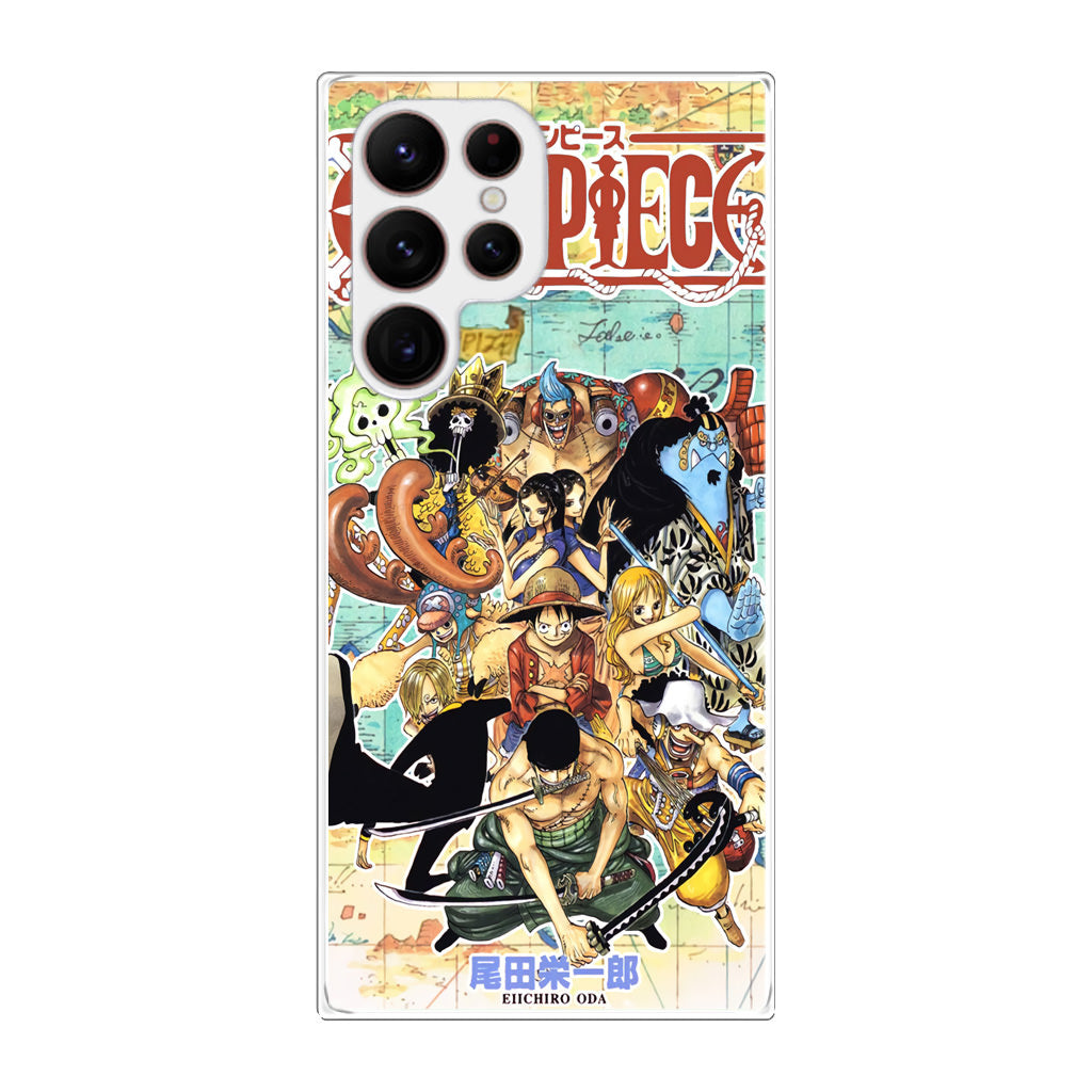 One Piece Comic Straw Hat Pirate Galaxy S22 Ultra 5G Case
