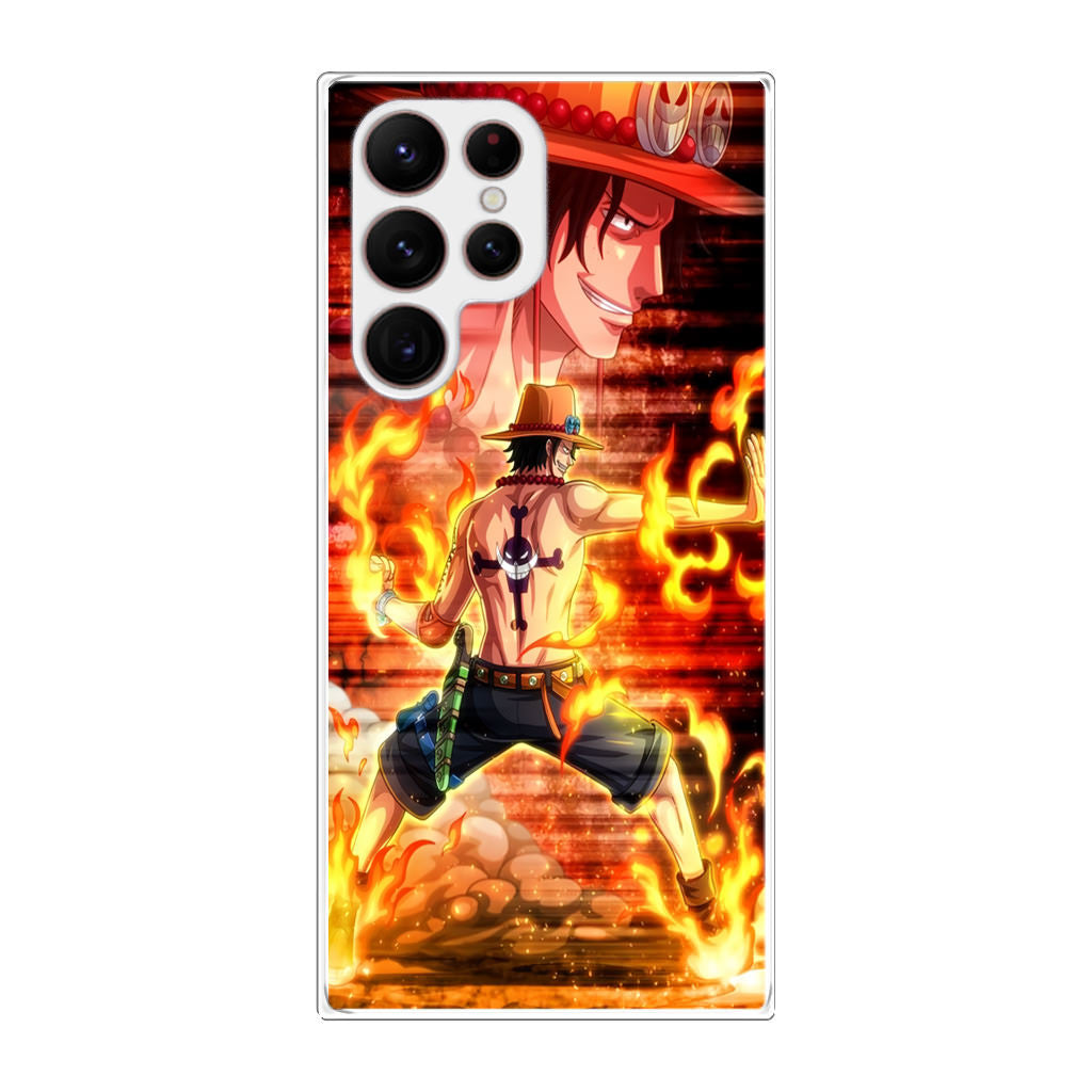 Portgas D Ace One Piece Galaxy S22 Ultra 5G Case