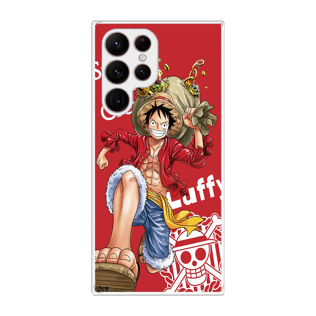 Straw Hat Monkey D Luffy Galaxy S22 Ultra 5G Case