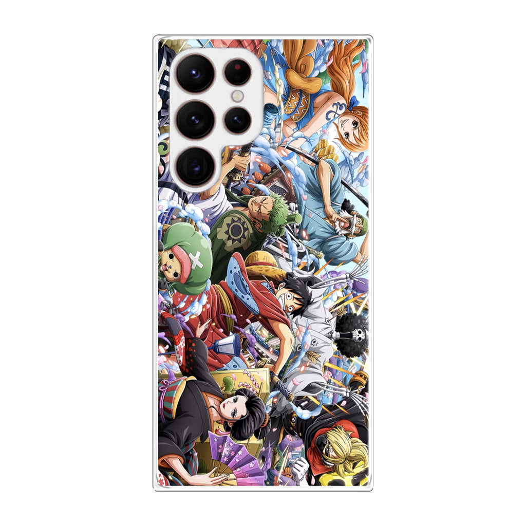 Straw Hat Pirates Arc Wano Galaxy S22 Ultra 5G Case