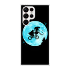 Alien Bike to the Moon Galaxy S22 Ultra 5G Case