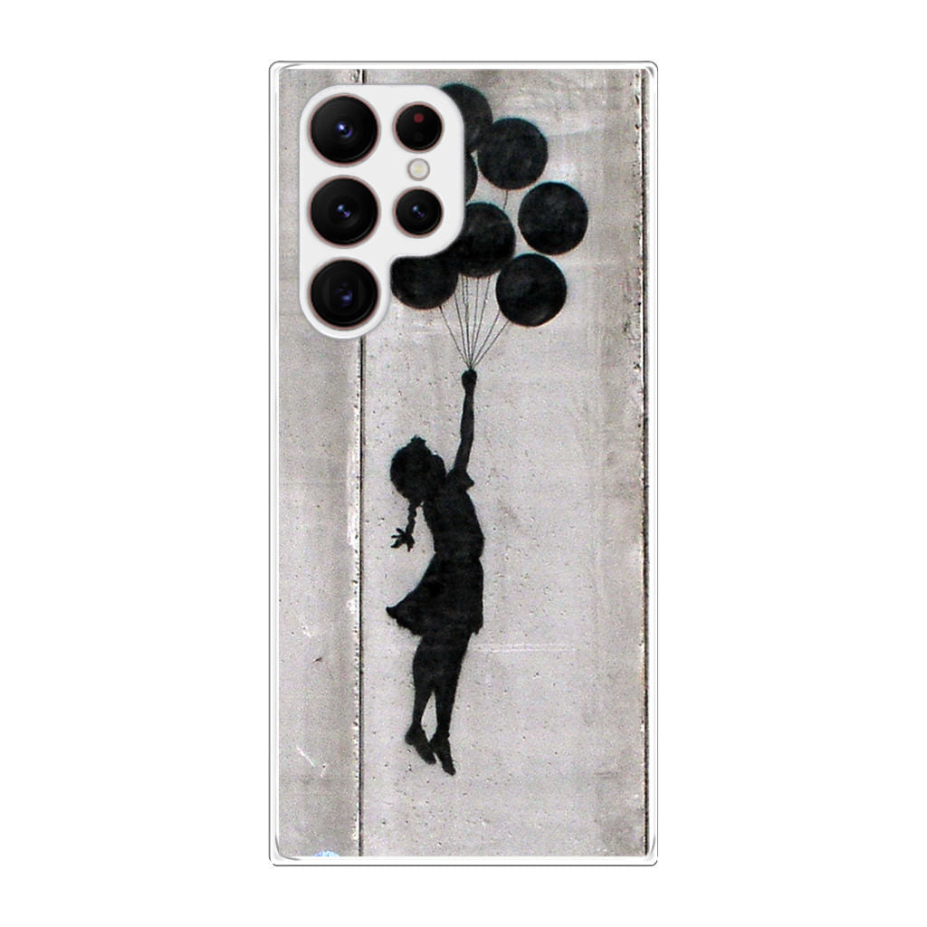 Banksy Girl With Balloons Galaxy S22 Ultra 5G Case